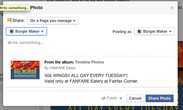 how_to_post_as_yourself_on_facebook_page_admin_fanfare_eatery_fairfax_virginia_07.12 PM